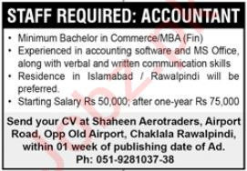 Jobs In Shaheen Aerotraders Rawalpindi 2024